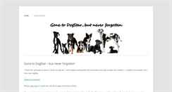 Desktop Screenshot of gonetodogstar.com